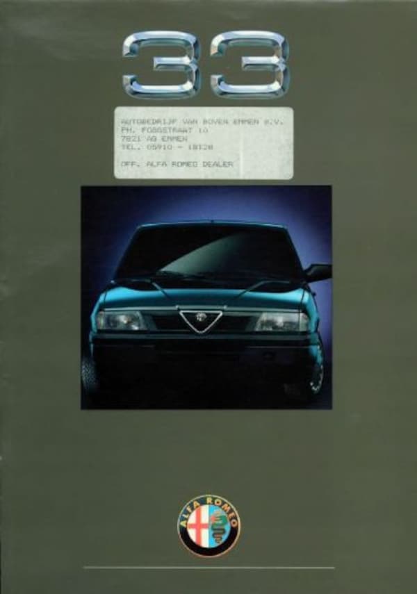 Alfa Romeo Alfa 33 1.5ie,1.3v,1.3vl,1.7ie,16v,s16v