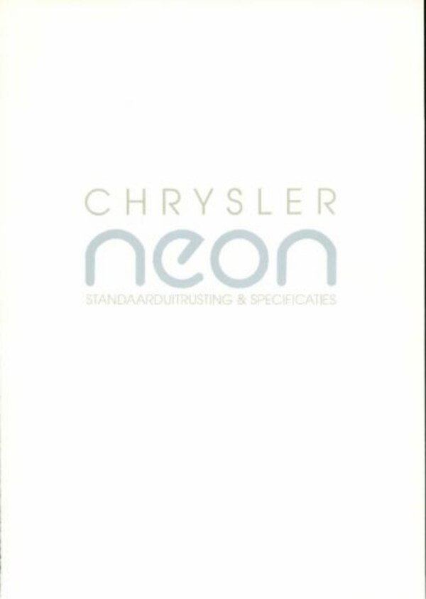 Chrysler Neon Se,le