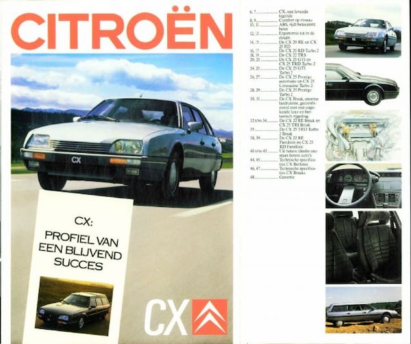Brochure Citroën CX