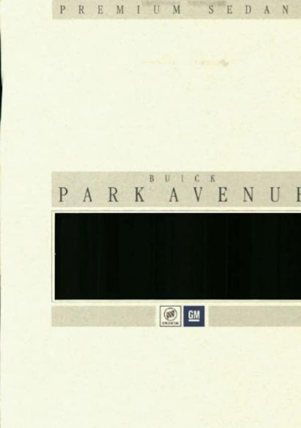 Buick Park Avenue brochure