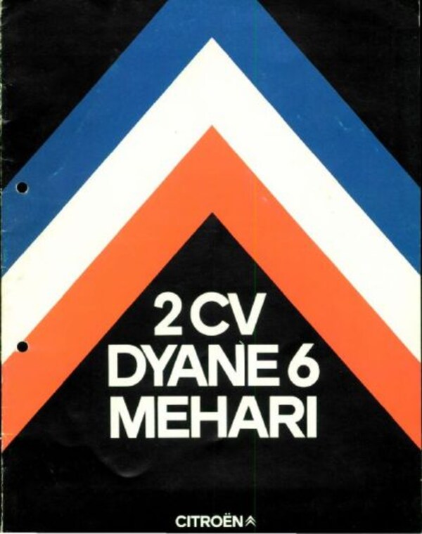 Brochure Citroën 2CV, Dyane, Mehari
