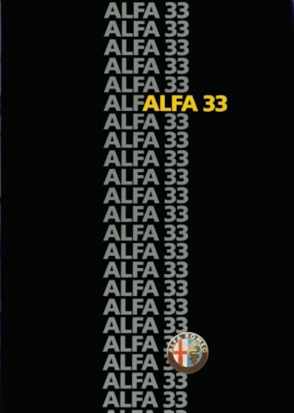 Alfa Romeo 33 brochure