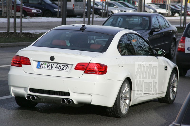 BMW M3 Coupé doet alleen van achter mee