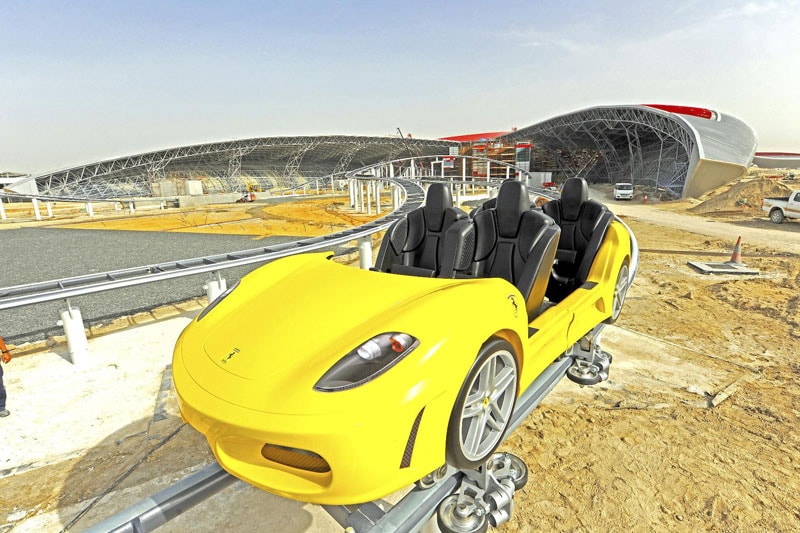 Ferrari-achtbaan snelste ter wereld