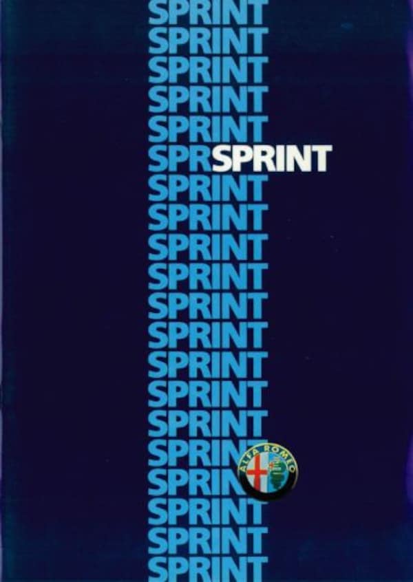 Alfa Romeo Sprint brochure