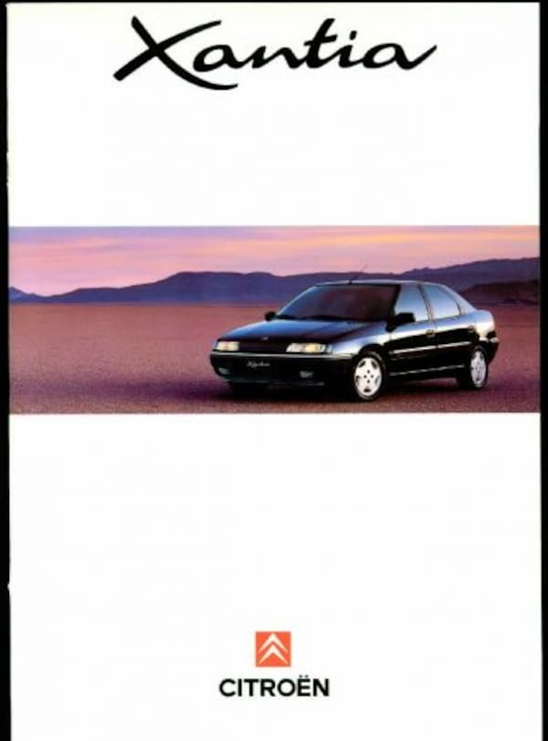 Brochure Citroën Xantia 1993