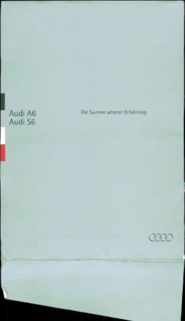 Audi A6,a6 Avant,s6,s6 Avant 2.0,2.6,2.6 Quattro,2