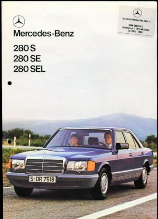 Mercedes-benz  280 S,280 Se,280 Sel
