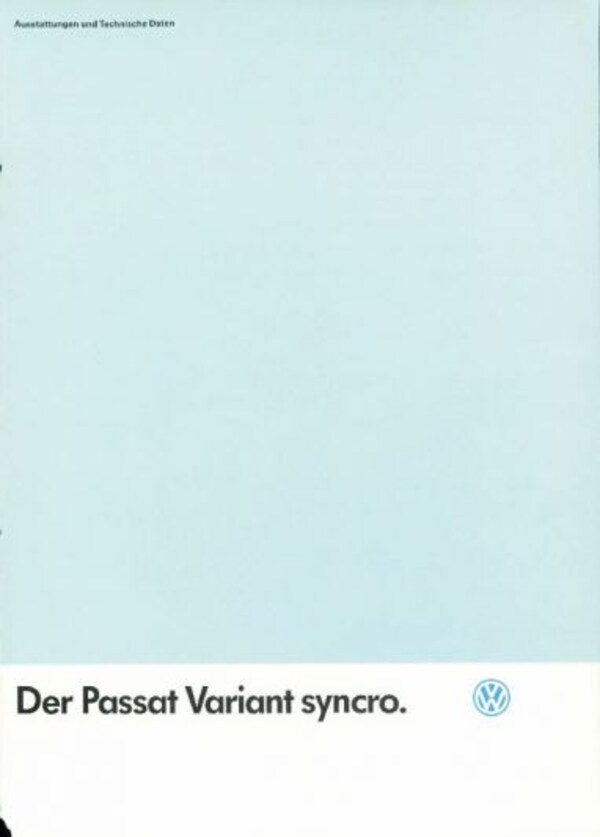 Volkswagen Passat Variant Syncro Clgt