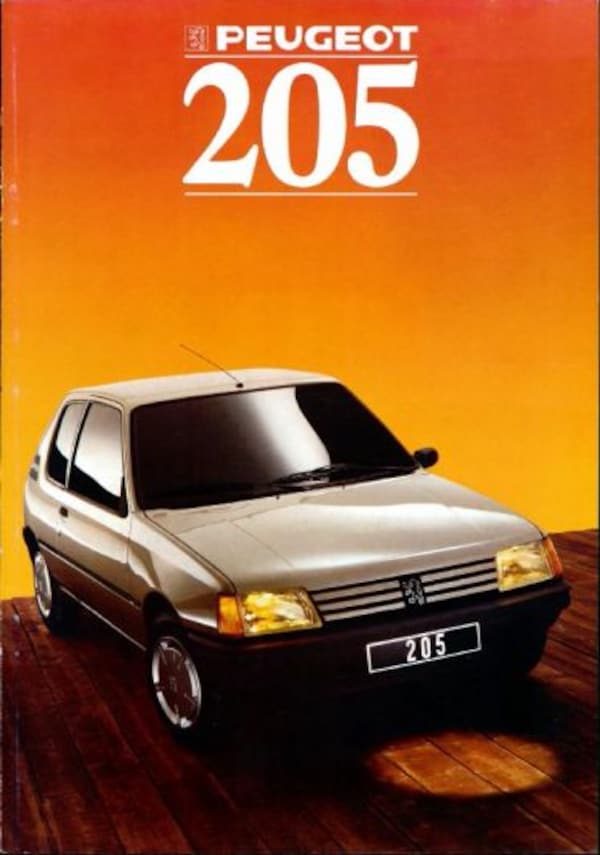 Peugeot  205 Xe,ge,xl,xld,gl,gld,xr,xrd,gr,grd,gt,