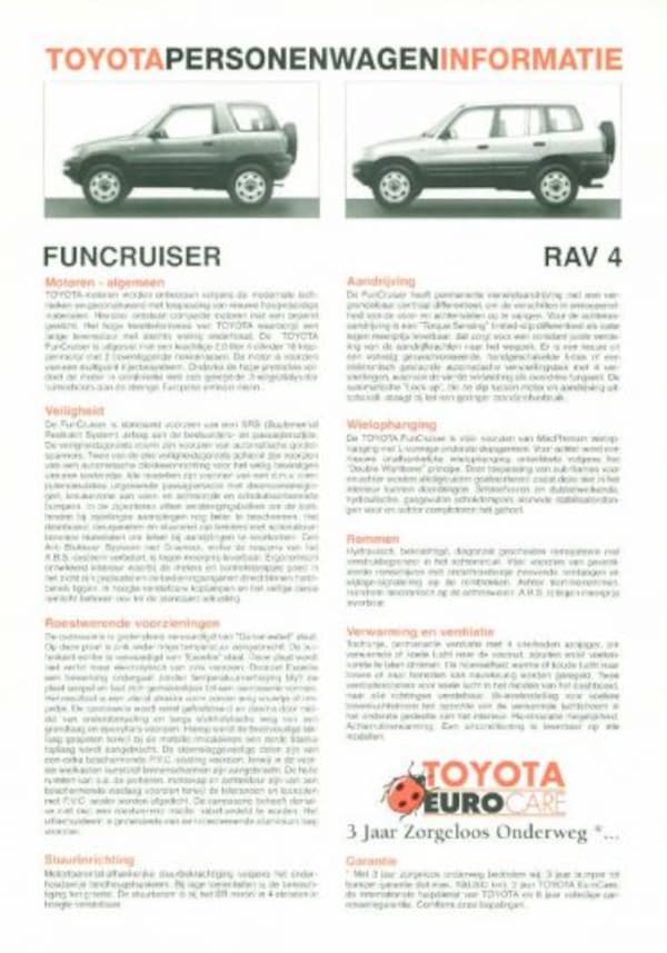Toyota Funcruiser Rav 4