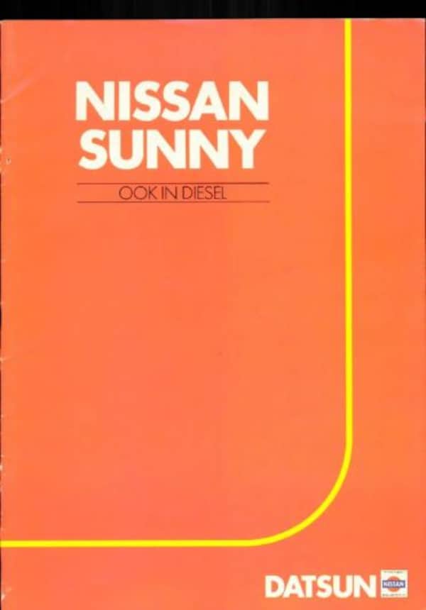 Nissan Sunny Dx,gl,gl Automaat,gl Coupe,