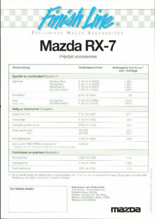Mazda Rx 7 