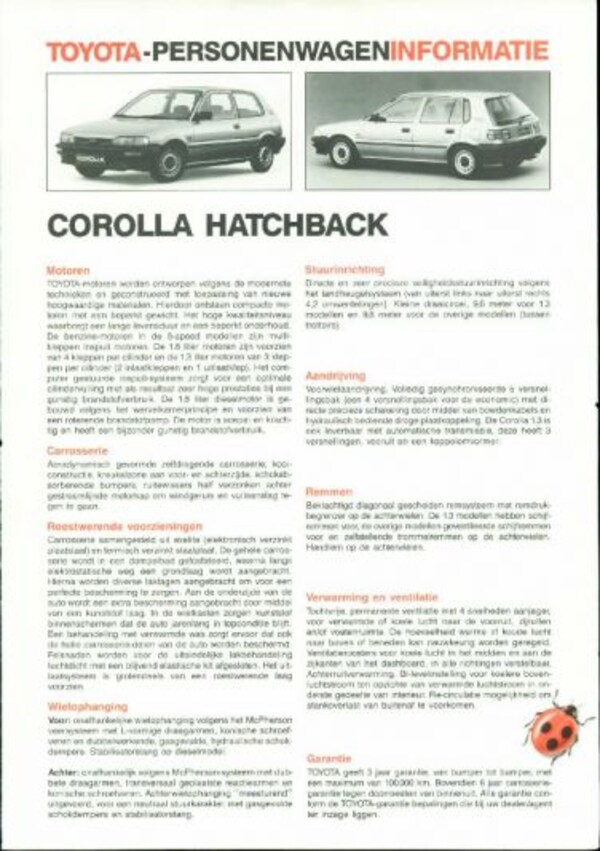Toyota Corolla Hatchback,1.3,xl,1.6 Gti,1.8,diesel
