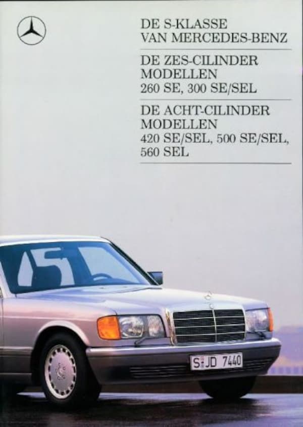 Mercedes-benz S Serie 260 Se,300 Se,300 Sel,420 Se