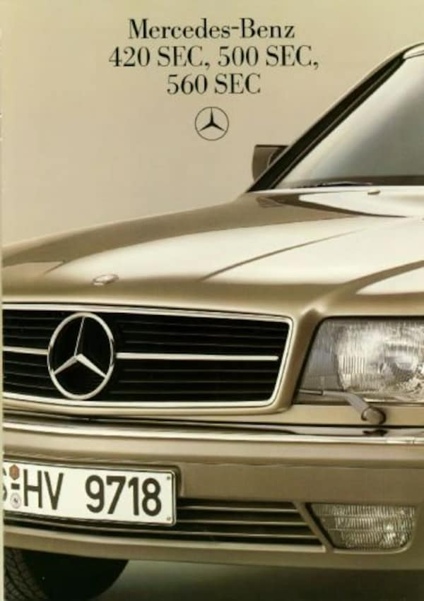 Mercedes-benz 420sec,500sec,560sec 