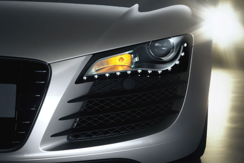 Audi R8 auto van het licht...