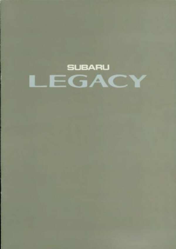 Subaru Legacy Sedan,stationwagen Dl,gl,gx