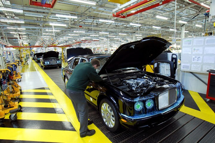 Bentley Arnage productie