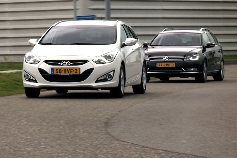 Dubbeltest Hyundai i40 vs VW Passat