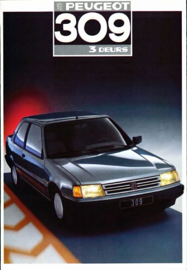 Brochure Peugeot 309 1987