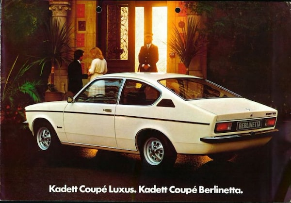 Brochure Opel Kadett Coupé 1978