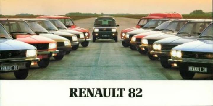 Brochure Renault 1982