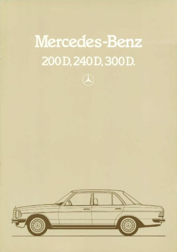 Brochure Mercedes 200-serie 1983