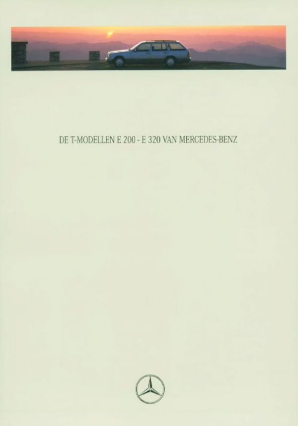 Brochure Mercedes E-klasse T 1993