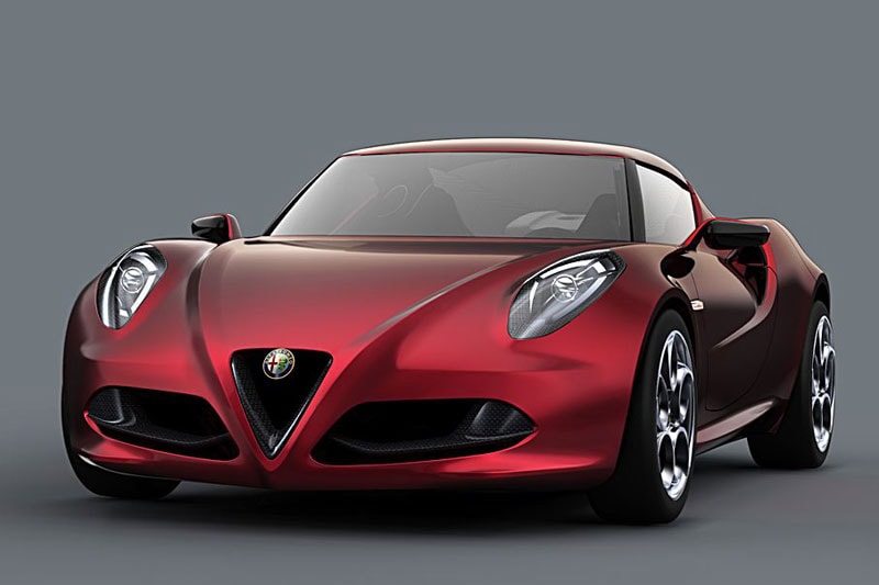 Alfa Romeo 4C Concept: concrete lichtgewicht