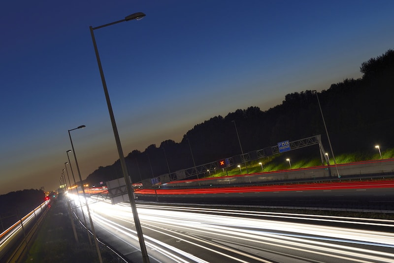 Lichten uit langs snelweg - ANP