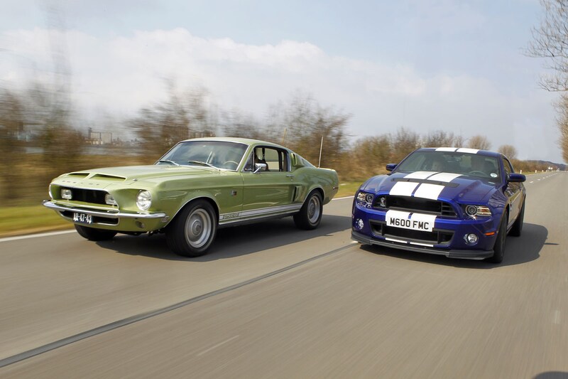 Oud & Nieuw: Ford Shelby GT500 KR (1968) - Ford Shelby GT500 (2013)