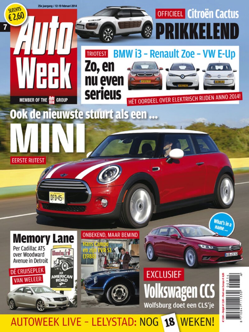 AutoWeek 7: elektrische triotest en nieuwe Mini