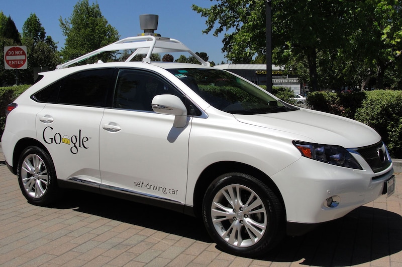 Zelfrijdende auto Google kan snelheid overtreden