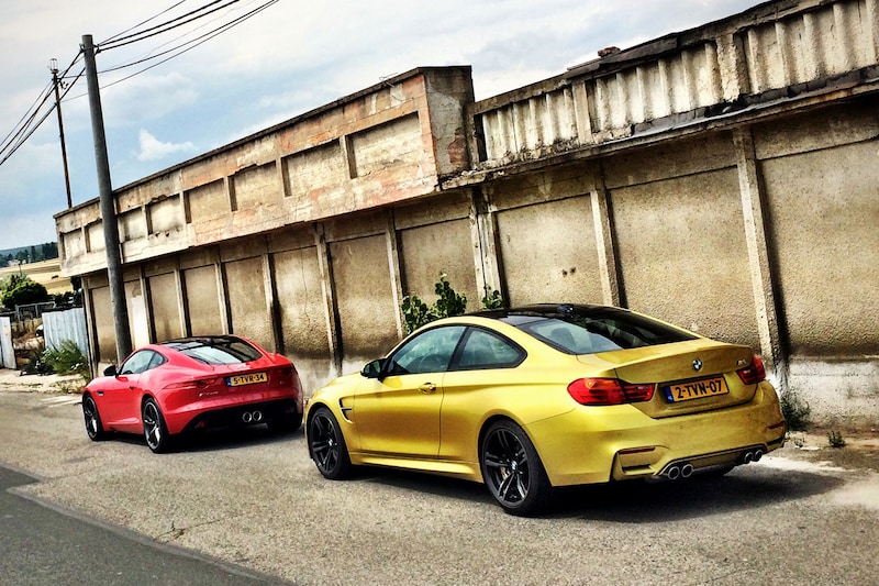 Dubbeltest - BMW M4 vs Jaguar F-Type