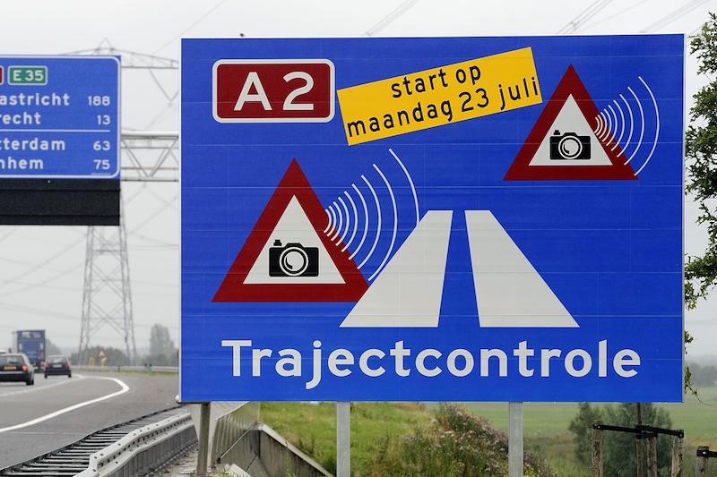 Trajectcontrole A2 richting Amsterdam begint
