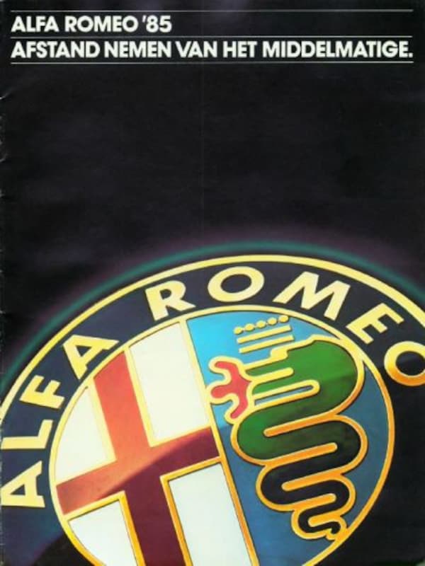Brochure Alfa Romeo 1985