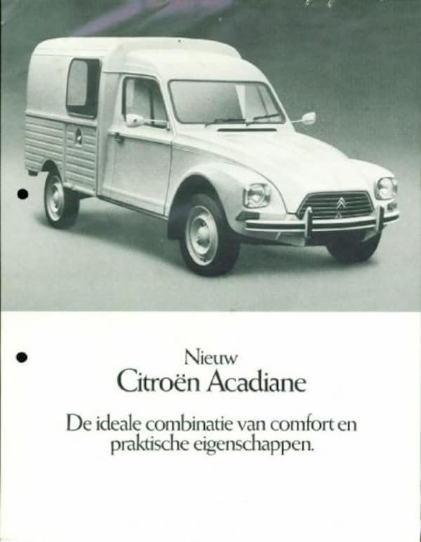 Brochure Citroën Acadiane