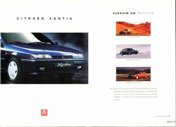 Brochure Citroën Xantia 1995