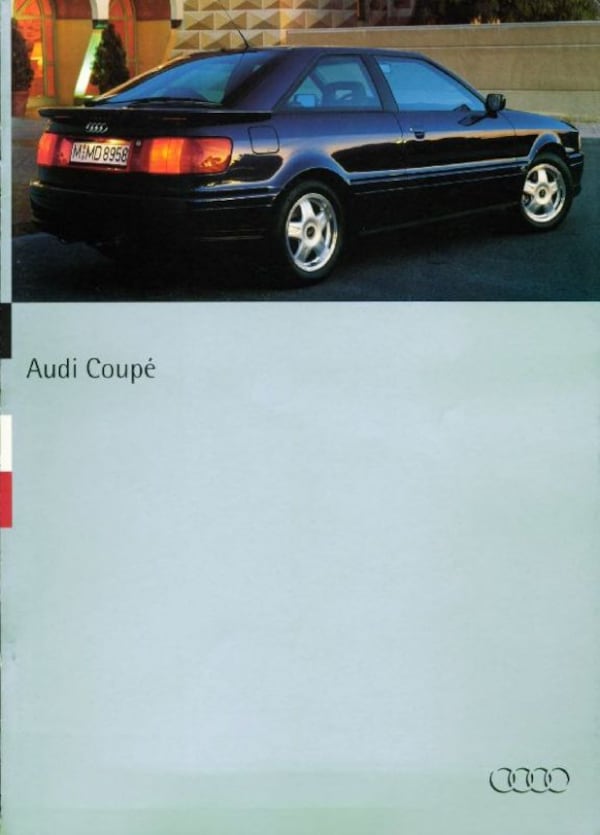 Brochure Audi Coupé 1994