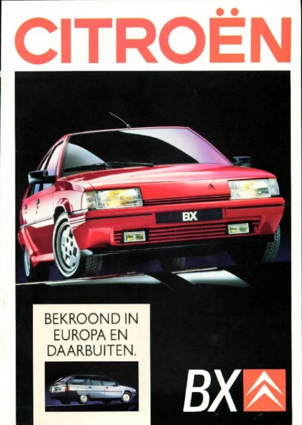 Brochure Citroën BX 1988