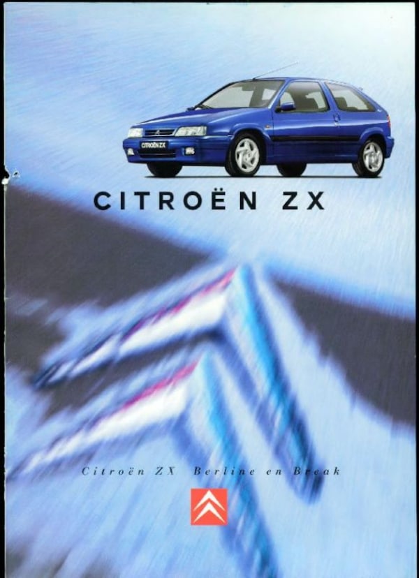 Brochure Citroën ZX 1996