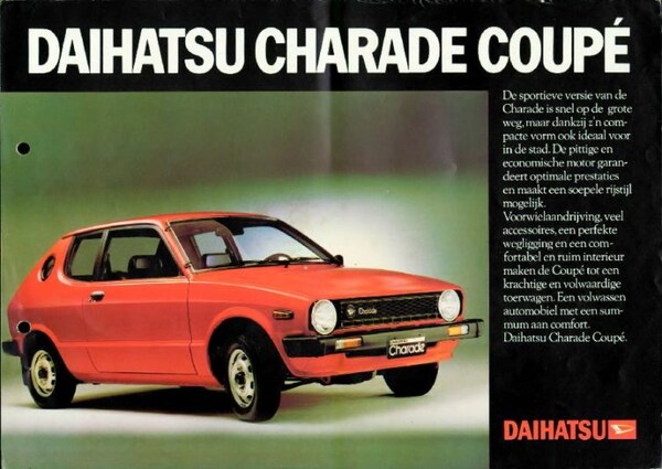 Brochure Daihatsu Charade Coupé 1980