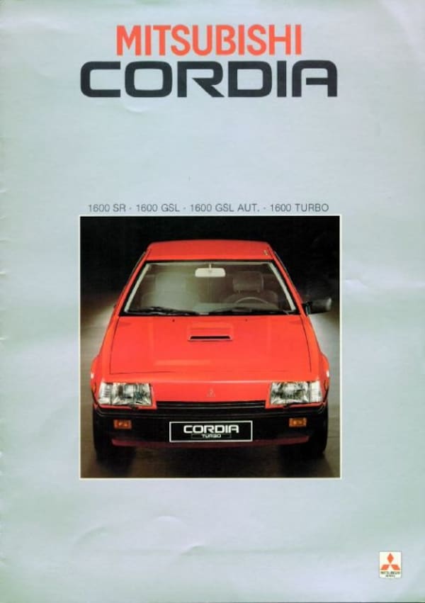 Brochure Mitsubishi Cordia 1982