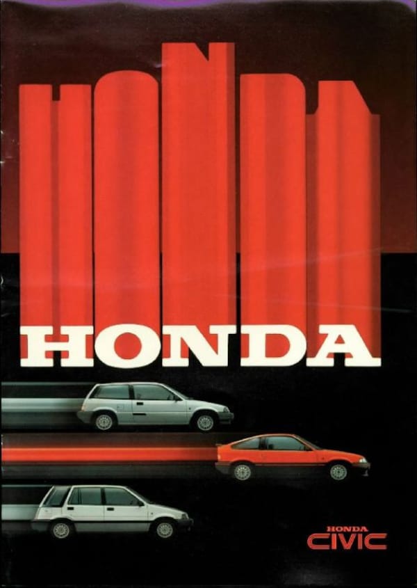Brochure Honda Civic 1983