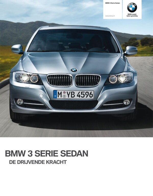 Brochure BMW 3-serie Sedan (2009)