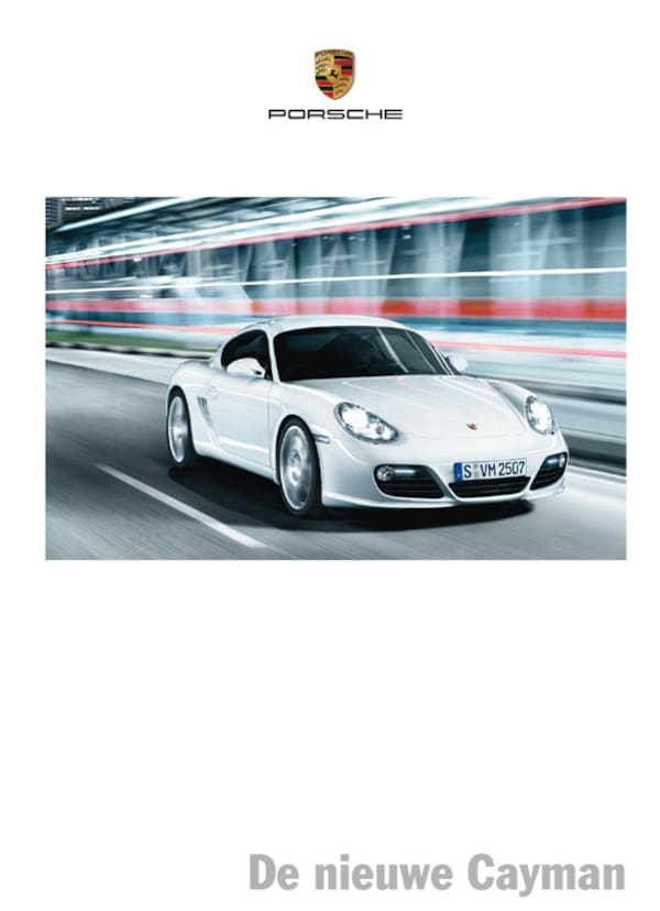 Brochure Porsche Cayman (2008)
