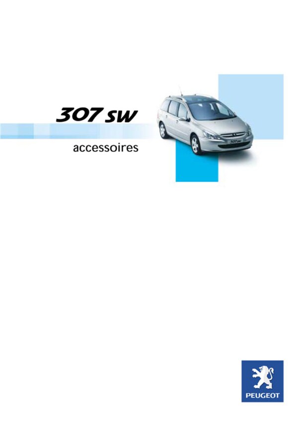 Brochure Peugeot 307 SW 2005