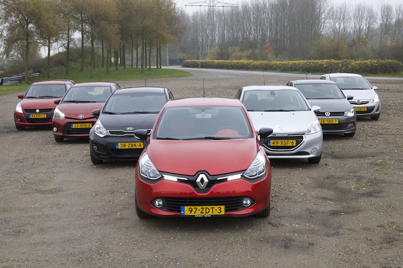 Renault Clio, Opel Corsa, Volkswagen Polo, Peugeot