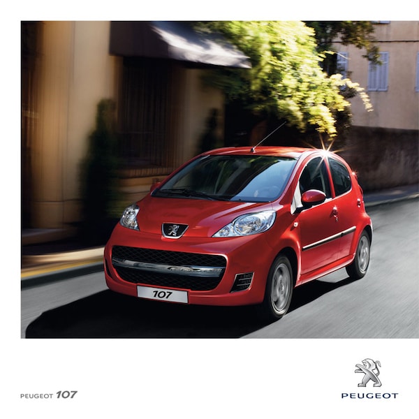 Brochure Peugeot 107 2010